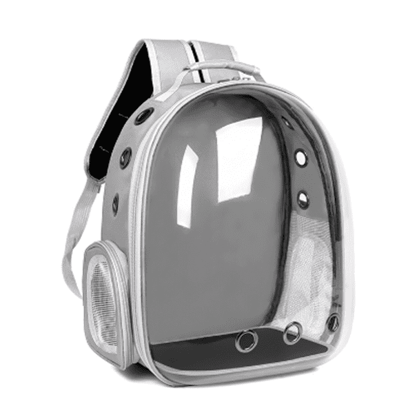 GASTROPOD 2026 New Cat Carrier Panoramic View Cat Backpack Ergonomic Comfort Cat Backpack Carrier Stylish & Practical Cat Bag Gray for Travel Outdoor Adventures Pet Transport Daily Use