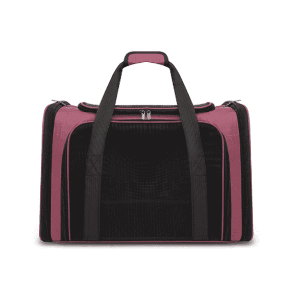 GASTROPOD 2026 New Cat Carrier,Stress-Free Transparent Window Cat Backpack,Comfortable 360Breathable Design Dog Carriers for Small Dogs,Expandable Soft Cat Carrier,Pink40*25*25