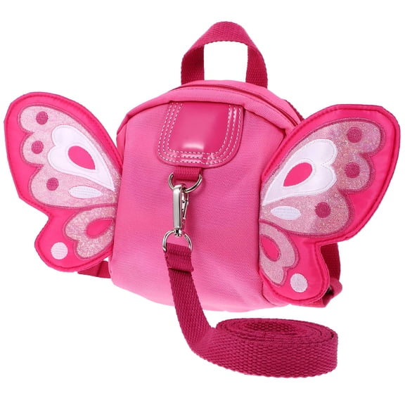 GASTROPOD 2026 New Children'S Anti-Lost Backpack Leash Toddler Harness with Baby Bookbag Safety for Kids Toddlers Pink