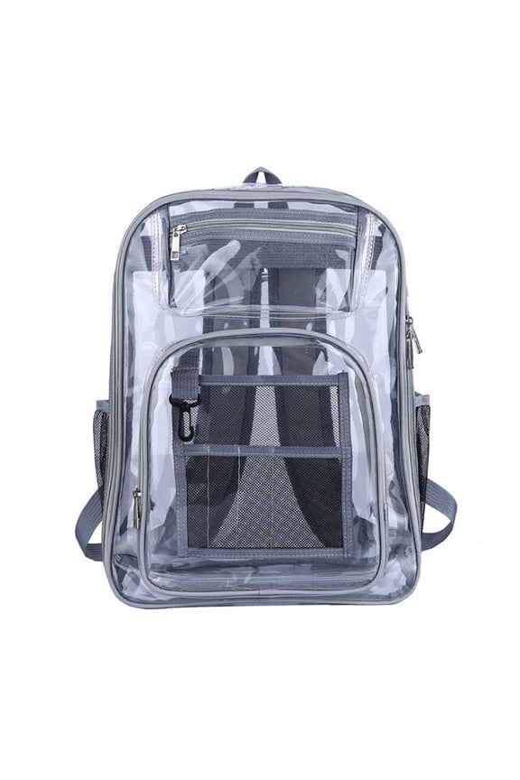 2026 New Clear Backpack Functional Transparent Mini Backpack for Smooth Security Checks Large Waterproof Backpack for Travel and Daily Use for School Work Travel Concert