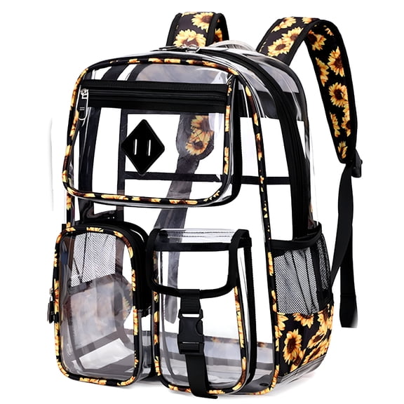 GASTROPOD 2026 New Clear Backpack Heavy Duty-Large Clear Backpacks for School,Work,And Travel,Stadium Approved Transparent Backpack with Reinforced Straps,See Through Backpack,Clear Laptop Bag