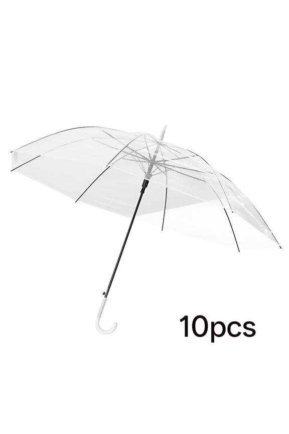2026 New Clear Umbrella,Elegant Transparent Design Kids Umbrella,Fashionable Look Clear Umbrella for Women,Style2