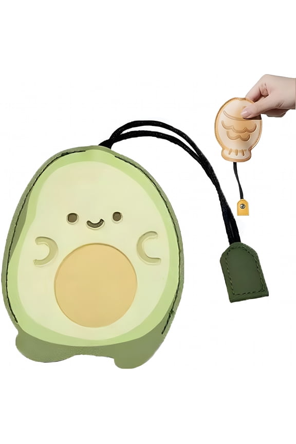 2026 New Creative Pull-Out Key Pouch,Cute Pu Leather Retractable Key Holder Case,Protective Keychain Cover for Women for Daily Use, Travel, Office, Key Storage, Handbags, Outdoor Activities