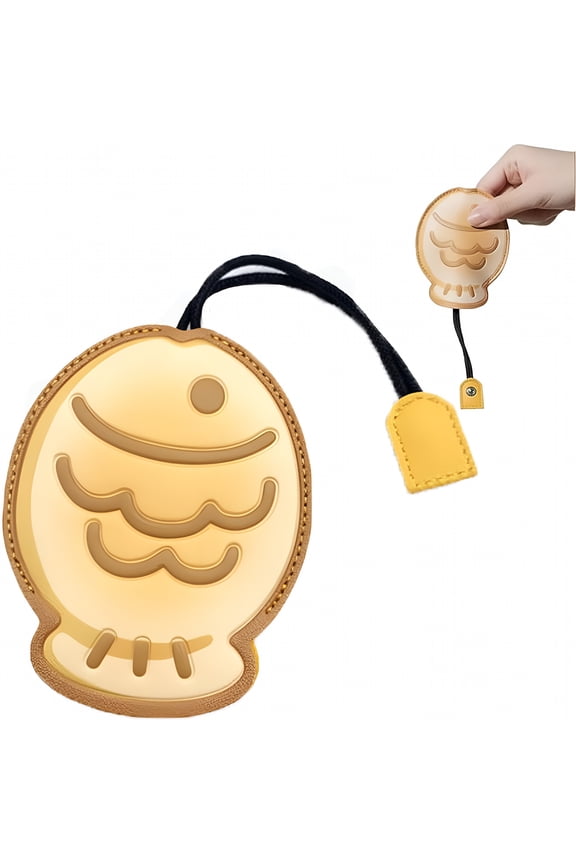 2026 New Creative Pull-Out Key Pouch,Cute Pu Leather Retractable Key Holder Case,Protective Keychain Cover for Women for Everyday Use, Travel, Gifting, Office, Car Keys, Casual Outings.