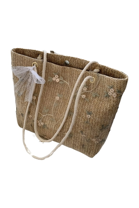 2026 New Crossbody Bags for Women, Woven Straw Bag, Versatile Armpit Bags Summer Beach Tote Purse Best Choice for Picnic and Beach for Shopping, Travel, Casual, Daily Use, Khaki