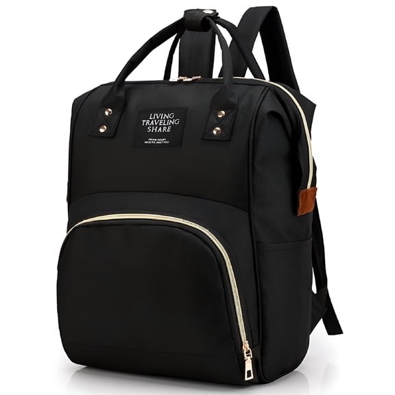 GASTROPOD 2026 New Diaper Backpack,Multifunctional Diaper Bag for Mom with Insulated Pockets,Waterproof,Large Capacity,For Travel,Outings,Hospital,Shopping,Park,Black
