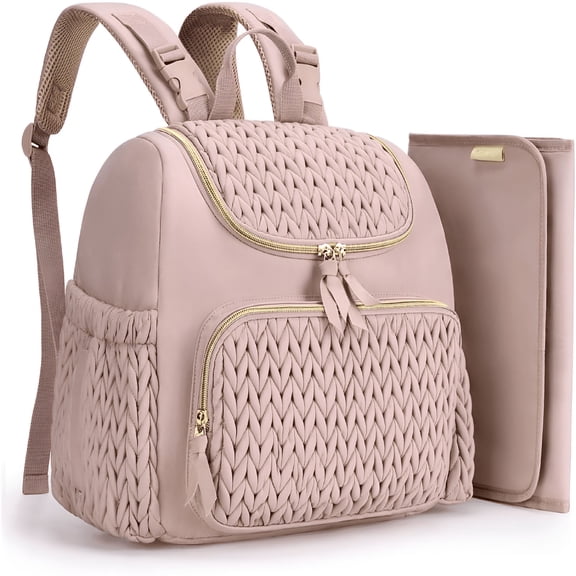 GASTROPOD 2026 New Diaper Bag Small Diaper Backpack Stylish Baby Backpacks Travel Mini Maternity Bags with Insulated Pockets,Changing Pad,Stroller Straps