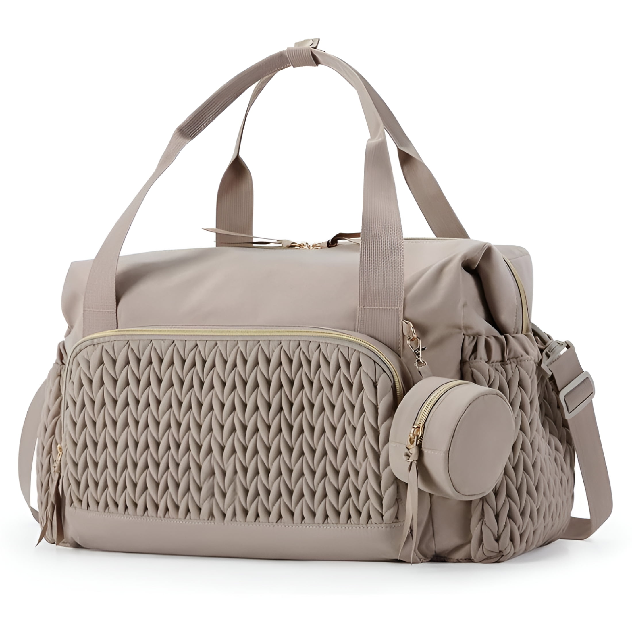 GASTROPOD 2026 New Diaper Bag Tote,Large Capacity Travel Diaper Bags,Hospital Bag for Labor Delivery,Baby Bag with Pacifier Case,Elegant Shoulder Bag,Large Duffle Bag