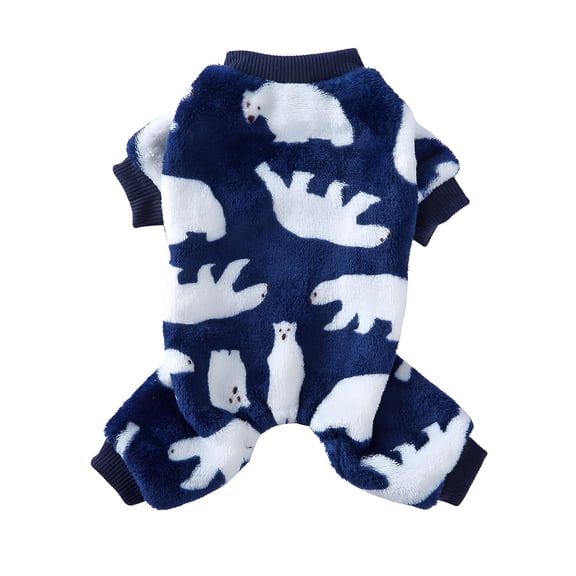 GASTROPOD 2026 New Dog Clothes,Polyester Dog Clothes for Small Dogs,Four Legged Style Puppy Clothes,For Daily,Outdoor,Blue,L