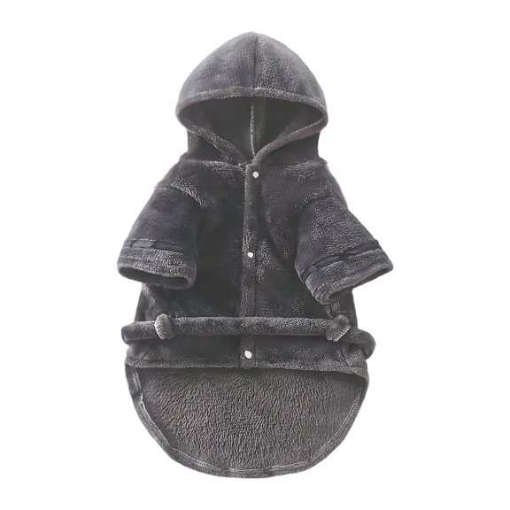GASTROPOD 2026 New Dog Clothes Polyester Dog Clothes for Small Dogs Multi-Functional Puppy Clothes for Walking Outdoors Playtime Gray L