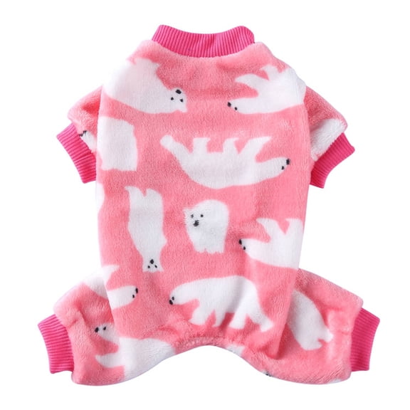 GASTROPOD 2026 New Dog Clothes Prevents Mess Pet Pajamas Hygienic Snug Fit Dog Onesie for Sleeping Indoor Blue Pink