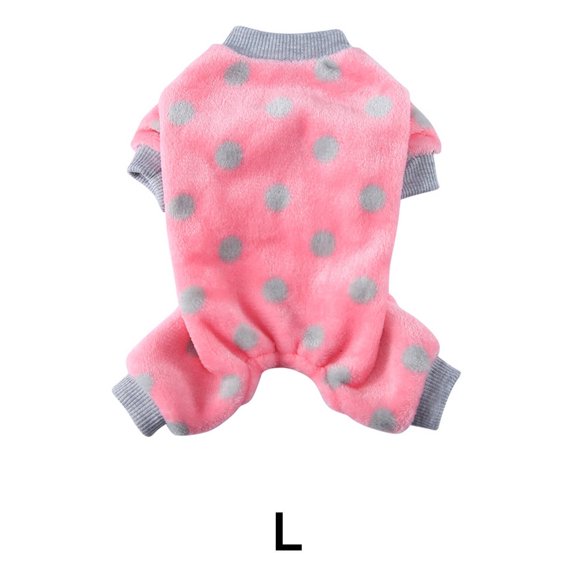 GASTROPOD 2026 New Dog Clothes Soft Fabric Pet Pajamas Temperature Circulation Heat Retention Dog Onesie Rose Red L for Winter Wear Cold Protection Indoor Lounging Cozy Naps.