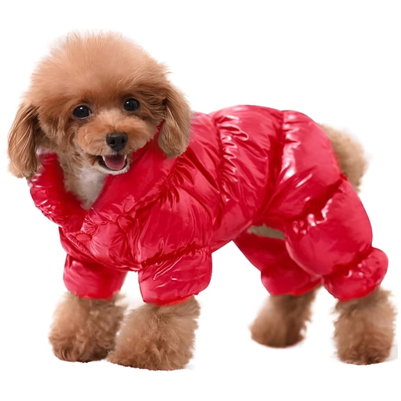 GASTROPOD 2026 New Dog Coat, Waterproof Dog Jacket for Winter, Fullbody Dog Coats Snowsuit, Windproof Puppy Down Jacket Coat, Fleece Winter Vest for Dogs, Cold Weather Dog Coats for Small Dogs