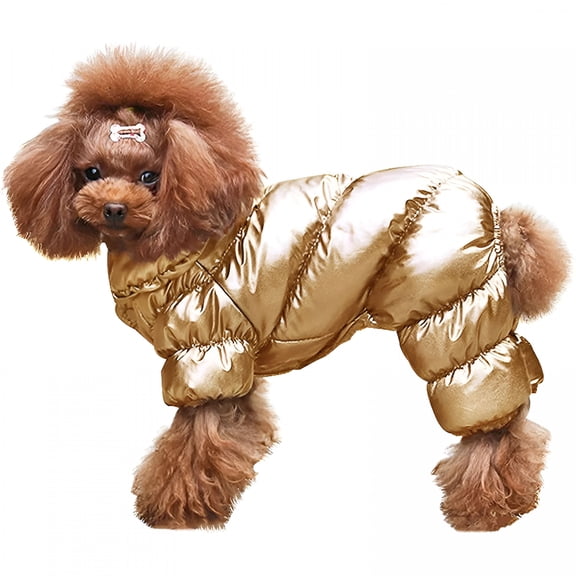 GASTROPOD 2026 New Dog Coat, Waterproof Dog Jacket for Winter, Fullbody Dog Coats Snowsuit, Windproof Puppy Down Jacket Coat, Fleece Winter Vest for Dogs, Cold Weather Dog Coats for Small Dogs