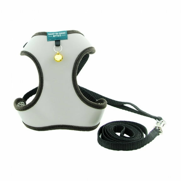 GASTROPOD 2026 New Dog Halters High-Quality Material Dog Harness Perfect Style Match Dog Leash for Walking Training Outdoor Activities Gray S