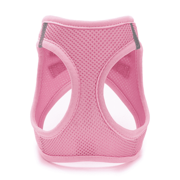 GASTROPOD 2026 New Dog Harness Breathable Mesh Quick Wear Dog Harness Small Sized Dog All-Around Comfort Cat Harness and Leash 23-28X7-31Cm Pink for Walking Training Outdoor Activities Casual Outings