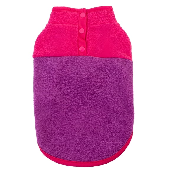 GASTROPOD 2026 New Dog Jacket Easy Dressing Dog Winter Coat Pet Comfort Dog Sweatshirt for Walks Outdoor Cold Weather Purple L