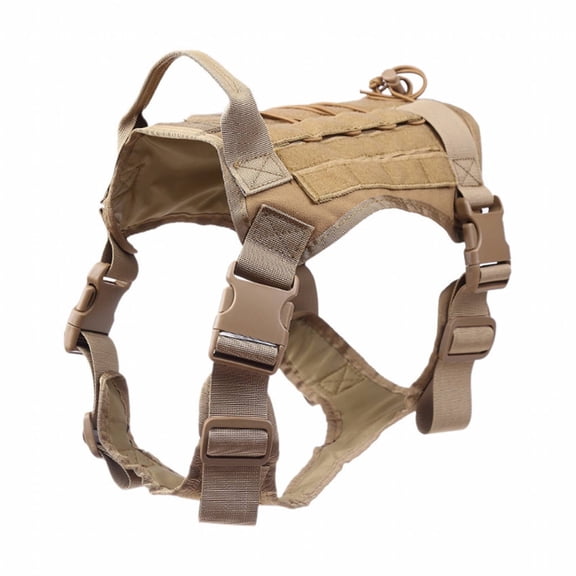 GASTROPOD 2026 New Dog Lead,High-Quality Nylon Material Dog Harness,Adjustable Design Dog Leash,For Walks,Training,Outdoor,Brown,M