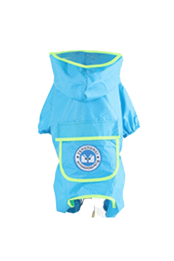 2026 New Dog Raincoat,Practical Design with Leash Opening Dog Rain Jacket,Bright and Reflective for Visibility Pet Raincoat,For Rainy Walks,L