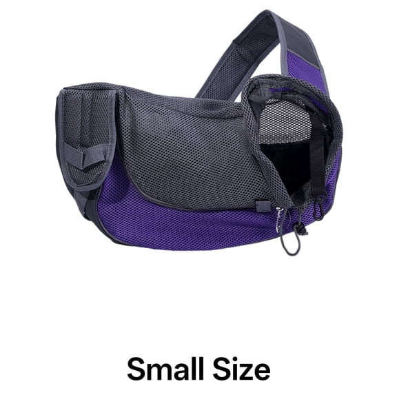 GASTROPOD 2026 New Dog Sling Hands-Free Comfort with Dog Sling Design Pet Carrier Sturdy and Easy-To-Clean Construction Dog Carrier for Medium Dogs for Travel Walking Hiking Purple M