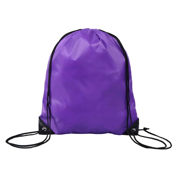 GASTROPOD 2026 New Drawstring Backpack Minimal Weight Drawstring Bags Maximum Storage Personalized Adjustable Shoulder Straps Draw String Back Bag Style4 for Gym School Travel Sports Purple