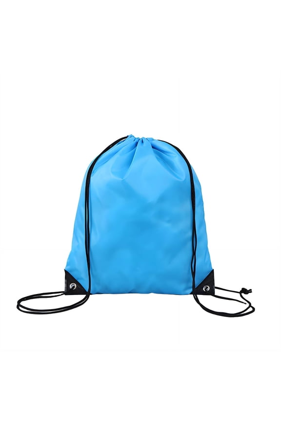 2026 New Drawstring Backpack Personalized Adjustable Shoulder Straps Drawstring Bags Maximum Storage Multi Length Adjustable Straps Draw String Back Bag Style4 Blue