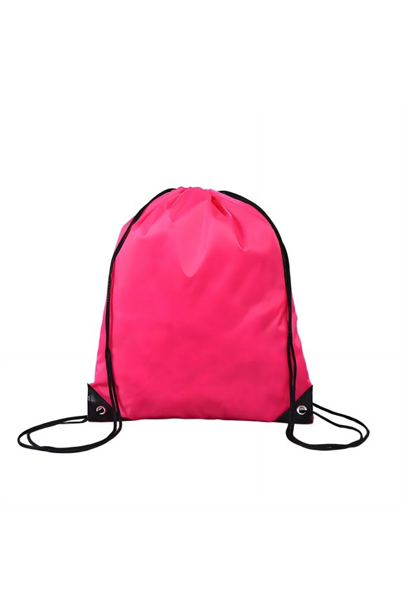 2026 New Drawstring Backpack Quick Adjust Shoulder Straps Drawstring Bags Maximum Storage Fully Adjustable Straps Draw String Back Bag Style3 Red for Sports Travel Gym Hiking Daily Use