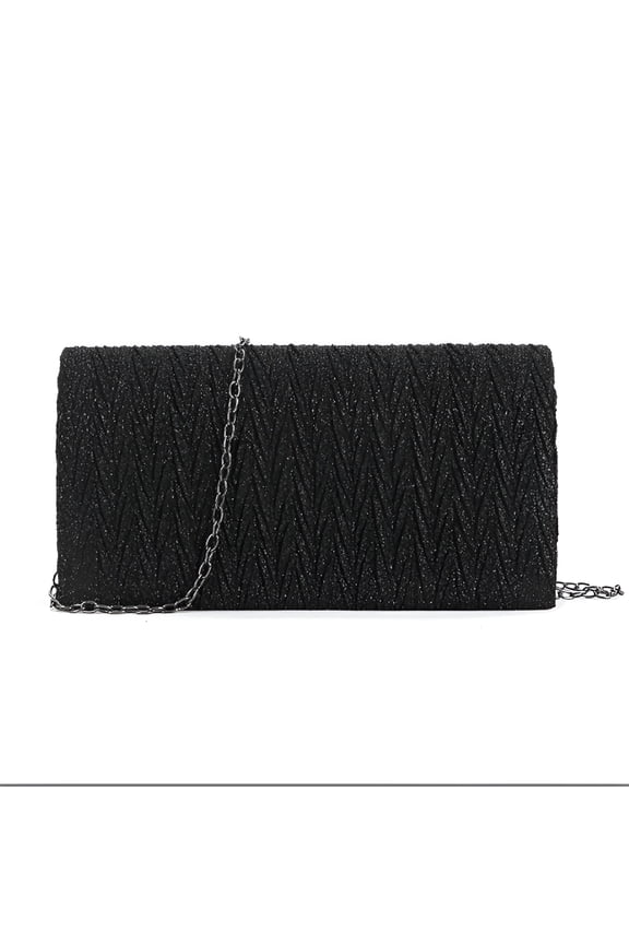 2026 New Evening Formal Purses for Women Shiny Clutch Glitter Handbags with Chain Envelope Purses for Wedding Party for Weddings, Parties, Dinners, Formal Events