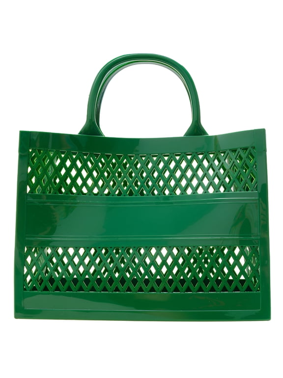 Fashion Big Capacity Shopping Tote Bag Rubber Silicone Beach Bag