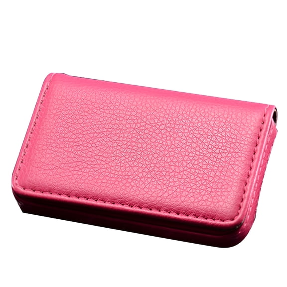 GASTROPOD 2026 New Faux Leather Business Card Holder with Magnetic Closure Slim Compact Size Portable Business Card Carrier Name Card Organizer for Work, Office, Meeting, Business, Travel