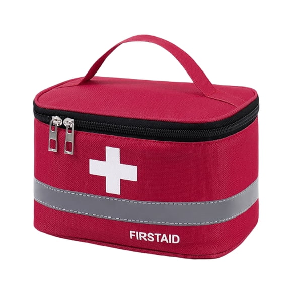 GASTROPOD 2026 New First Aid Bag Empty Emergency Treatment Medical Bags Reflective Strip Compartment Design Oxford Cloth First Responder Bag for Home School Office Car Traveling Hiking