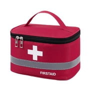 GASTROPOD 2026 New First Aid Bag Empty Emergency Treatment Medical Bags Reflective Strip Compartment Design Oxford Cloth First Responder Bag for Home School Office Car Traveling Hiking