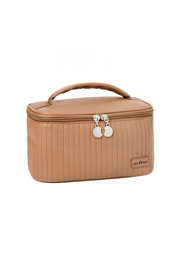 2026 New Fresh and Open Cover Cake Makeup Bag Portable Cosmetic Storage Organizer Travel Toiletry Pouch for Women Girls for Travel, Home, Gym, Office, School