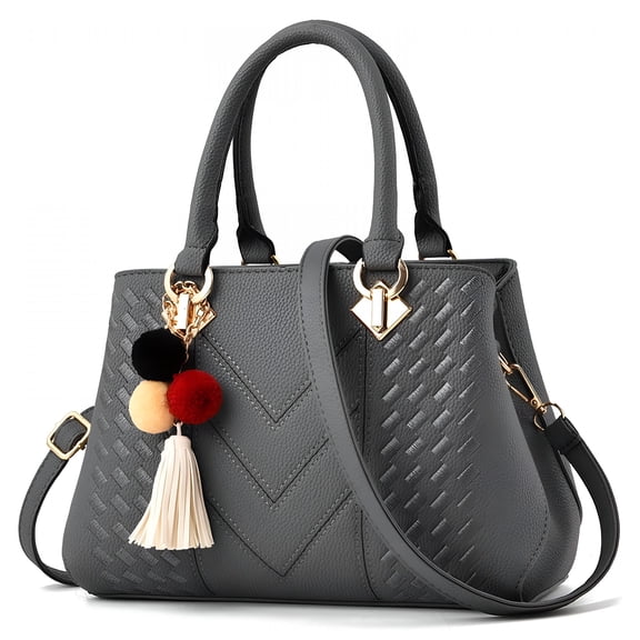 GASTROPOD 2026 New Genuine Leather Bags for Women, Vintage Messenger Bags, Luxury Women Tote Handbags, Shopper Female Bag, Leather Crossbody Bags for Women (Grey)