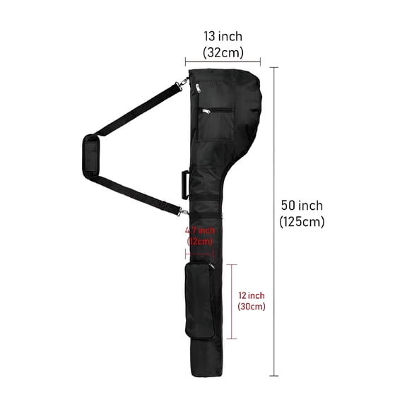 GASTROPOD 2026 New Golf Sunday Bag-Driving Range Mini Course Training Practice Golf Bag Travel Case Foldable