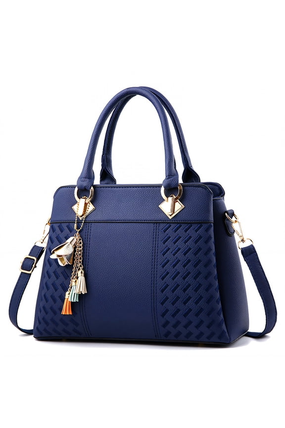 2026 New Hand Bag Body Inclusivity Handbags for Women Main Compartment Ladies Handbags Navy Blue for Daily Use Work Casual Outings Travel Shopping
