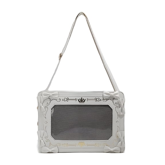 GASTROPOD 2026 New Ita Bag Crossbody Shoulder Bag Handbag for Travel, Shopping, School Transparent Messenger Bag