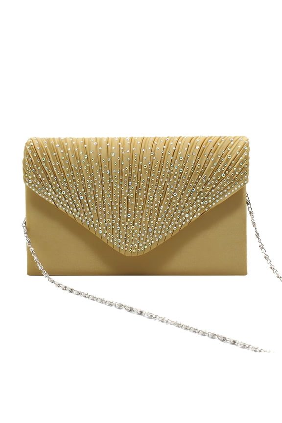 2026 New Large Evening Satin Diamante Clutch Bag Party Prom Envelope Clutch Purses for Women Rhinestones Purse Sparkling Bags