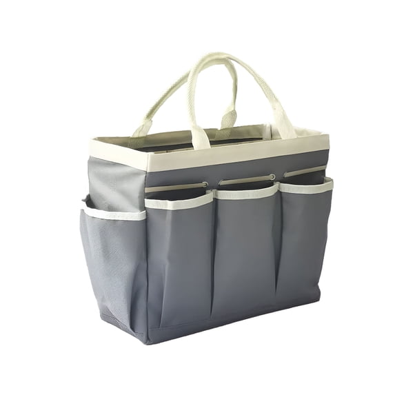 GASTROPOD 2026 New Large Utility Tote Bag with Handle for Gardening Tools Home Storage Outdoor Activities Oxford Fabric Garden Tool Organizer Dark Gray for Garden, Yard, Patio, Outdoor, Home Storage