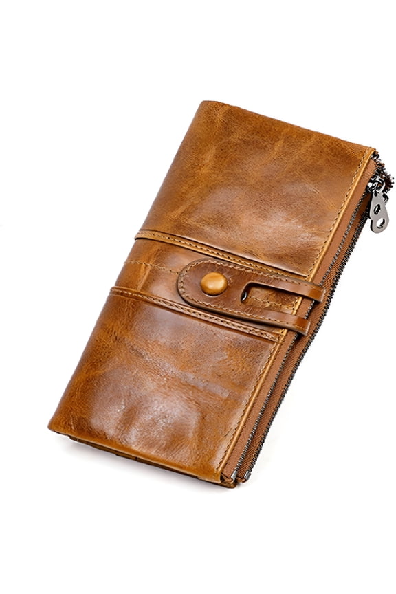 2026 New Leather Wallets for Women Western Bifold Check Book Holder Women'S Wallets, Card Cases and Money Organizers Large (Green) for Daily Use, Shopping, Travel, Work, Gift Giving