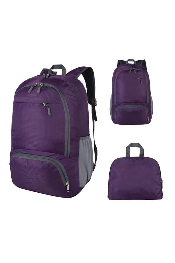 2026 New Lightweight Backpack Packable Water Resistant Travel Hiking Sports for Women Men-Purple, for Outdoor Adventures, Hiking, Travel, Gym, Daily Use.