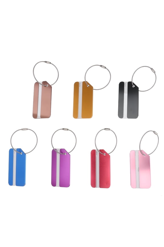2026 New Luggage Tag Tags for Suitcases Tsa Approved Travel 7 Pcs/Set Board the Plane Tote Bag Cruise Ships Labels Identifier for Travel, Vacation, Business, Backpacking