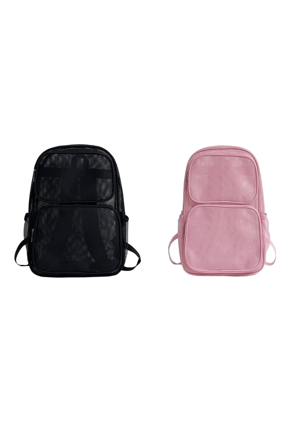 2026 New Mesh Backpack Adjustable Shoulder Straps Travel Backpack Ergonomic Design College Backpack Even Weight Distribution Beach Backpack for School Travel Beach
