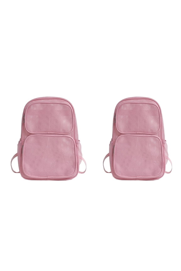 2026 New Mesh Backpack Flexible Space Design Travel Backpack Small Item Storage Pockets College Backpack Key Battery Earphone Pocket Beach Backpack for Travel School Beach Hiking Camping