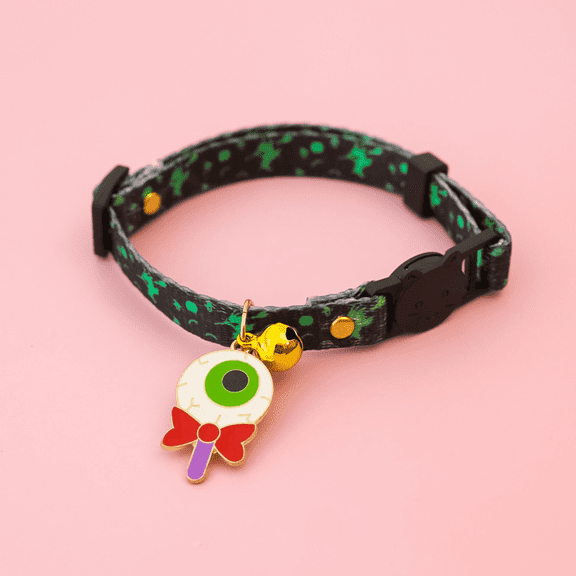 GASTROPOD 2026 New Pet Collar Cheerful Dog Collar and Kitten Collar with Soft Pumpkin Design Adjustable Safety Pet Collar for Halloween Festive Events Seasonal Parties Holiday Photos