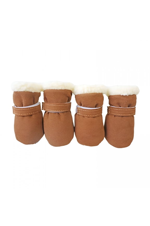 2026 New Pet Snow Boots,Soft Warm Dog Paw Protector Winter Dog Feet Shoes with Hook Loop Closure for Dogs Cats Puppy Kitten