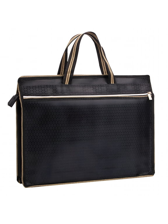 2026 New Portable Briefcase with Handle - Anti-Stain Notebook Storage Handbag for Daily Use for Work, School, Travel, Office, Commuting, Meetings