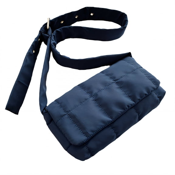 GASTROPOD 2026 New Puffy Tote Bag Woven Puffer Purse Tote Bag Puffy Bag Dark Blue for Daily Use Shopping Beach Trips Casual Outings Travel