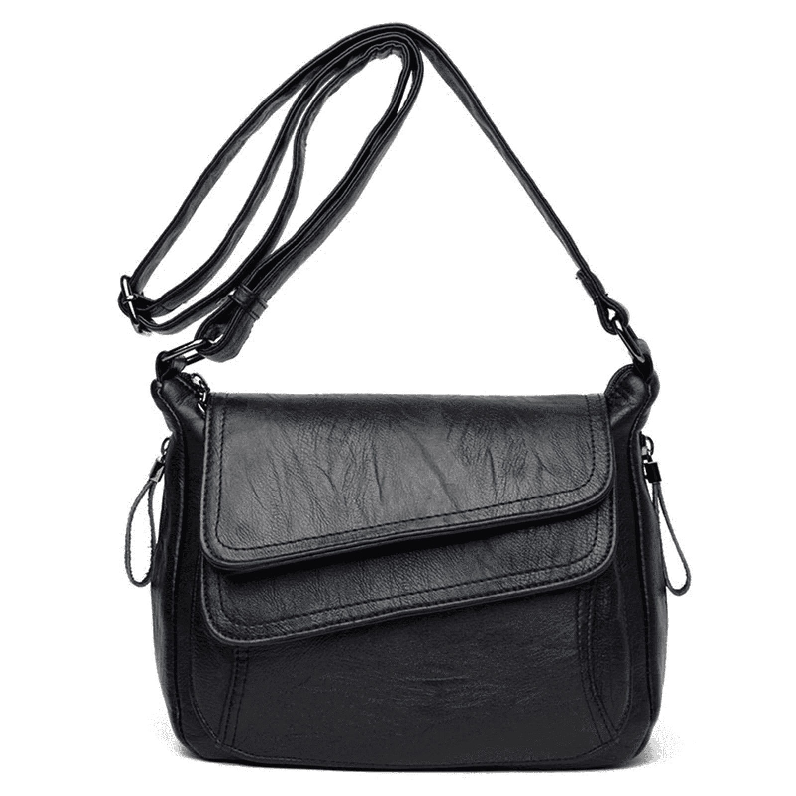 GASTROPOD 2026 New Purses for Women Side Zipper Pockets Cross Body Bag for Woman for Travel,Shopping,Daily Convenient Pocket Design Shoulder Bag for Women Black