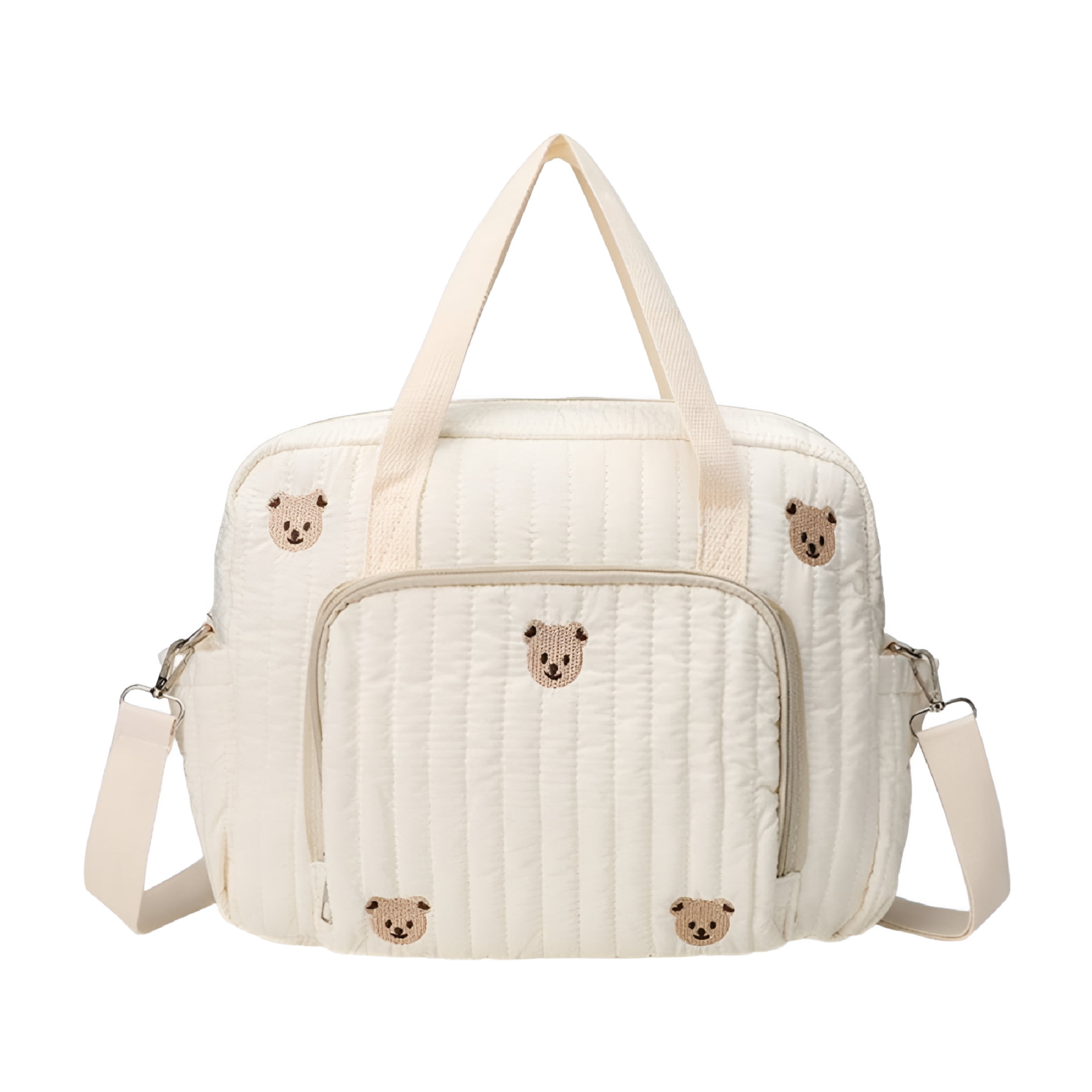 GASTROPOD 2026 New Quilted Baby Nappy Bag Travel Diaper Tote Cotton Crossbody Maternity Bag Baby Bag Tote Bag for Diaper Bag,For Baby Essentials,Travel,Daily Use,Maternity Needs,Outings.